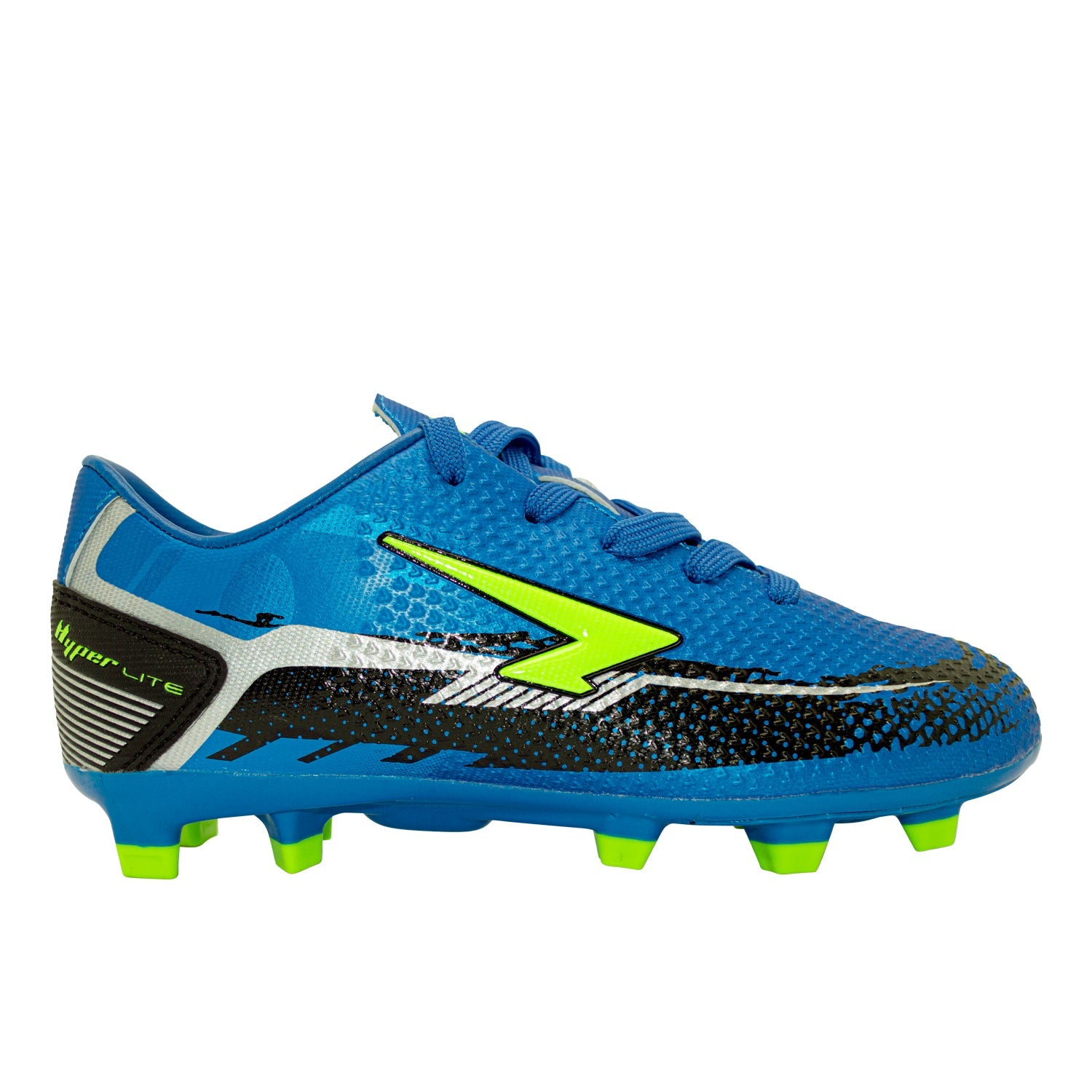 Knight Senior Football Boots - Blue/Black/Lime-0