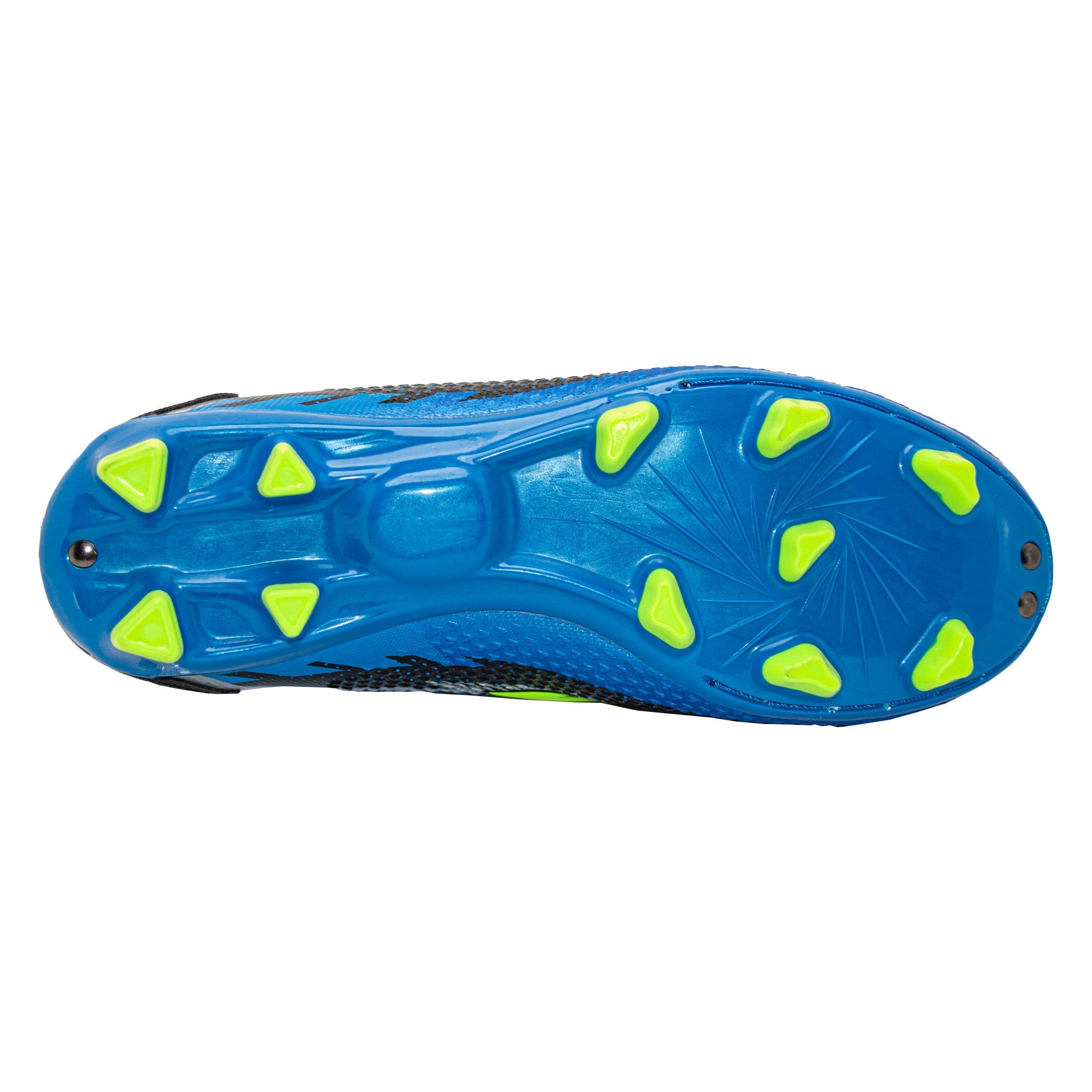 Knight Senior Football Boots - Blue/Black/Lime-3