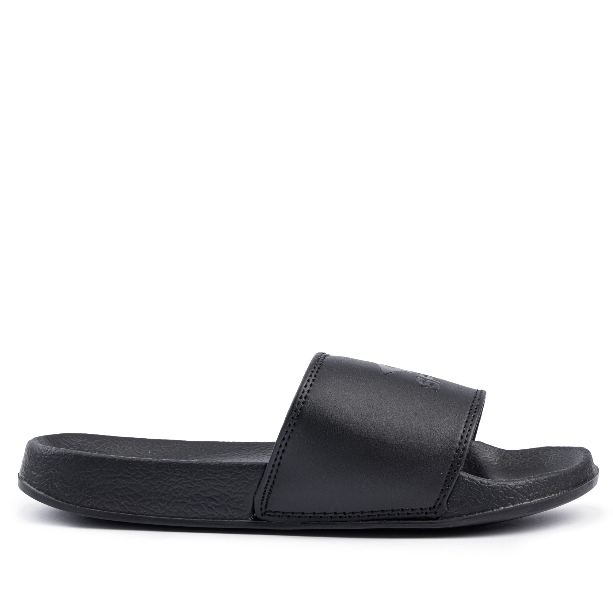 Laze Boys Slides Black/Black-0