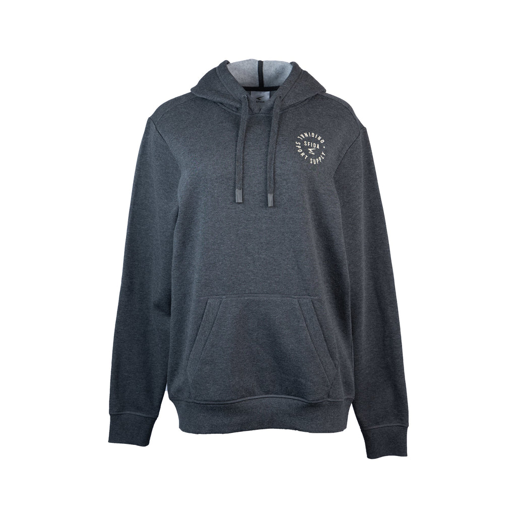Oakland Mens Fleece Hoodie Charcoal Marle-0