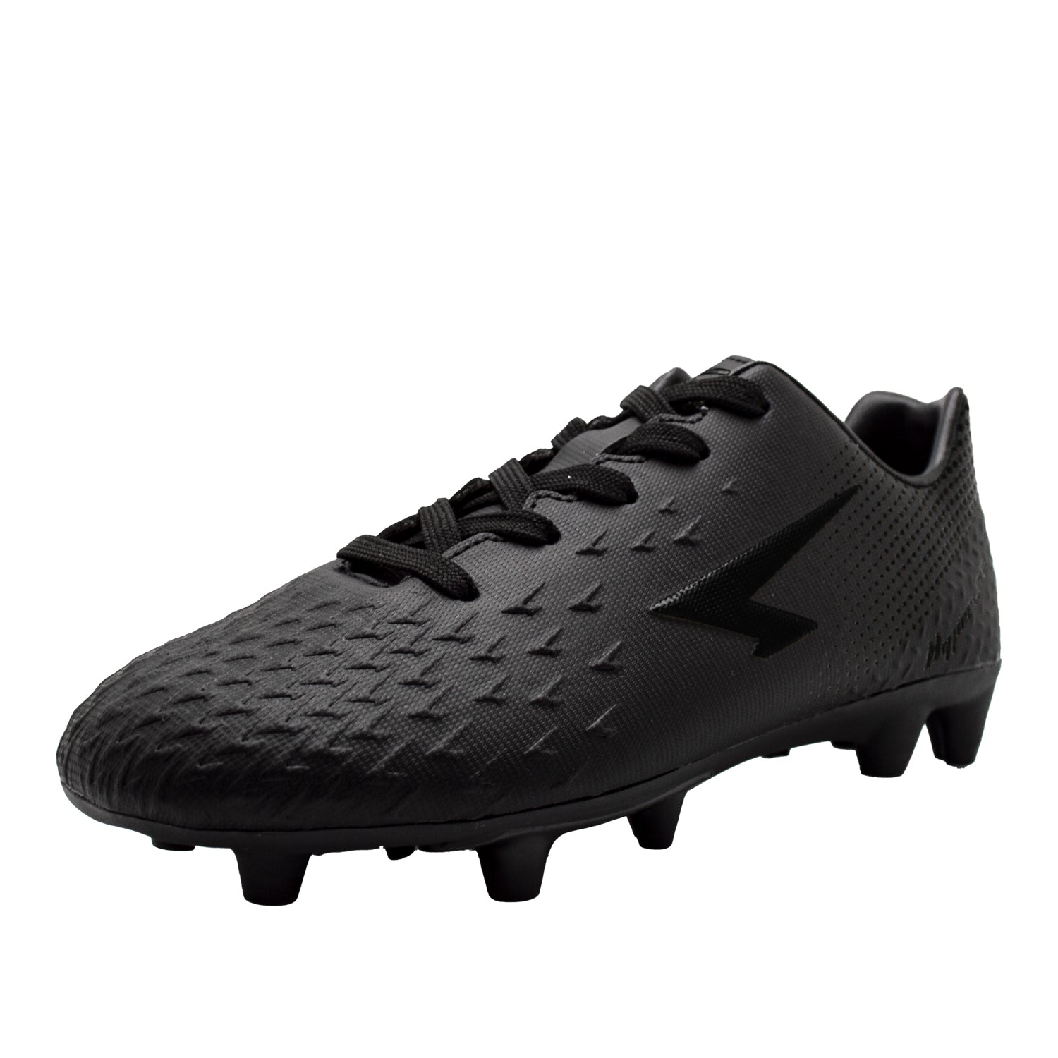 Pace Senior Football Boots - Black/Black-2