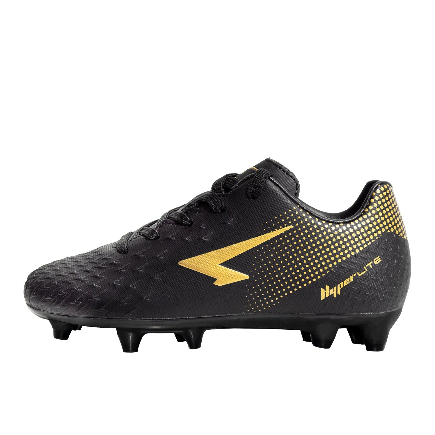 Pace Junior Football Boots - Black/Gold-0