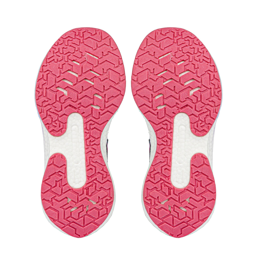Zephyr 2.0 Girls Runners - Navy/Lavender/Fuchsia V Strap-3